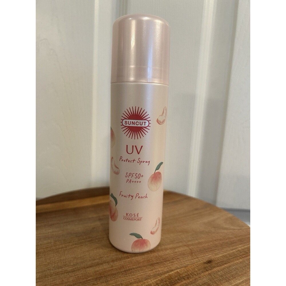 Kose Suncut UV Protect Spray SPF50+ PA++++ UV Fruity Peach 90g